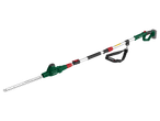 PARKSIDE 20V Cordless Extendable Hedge Trimmer with a long pole and blade.