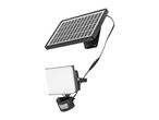 Solar-powered LED floodlight with motion sensor