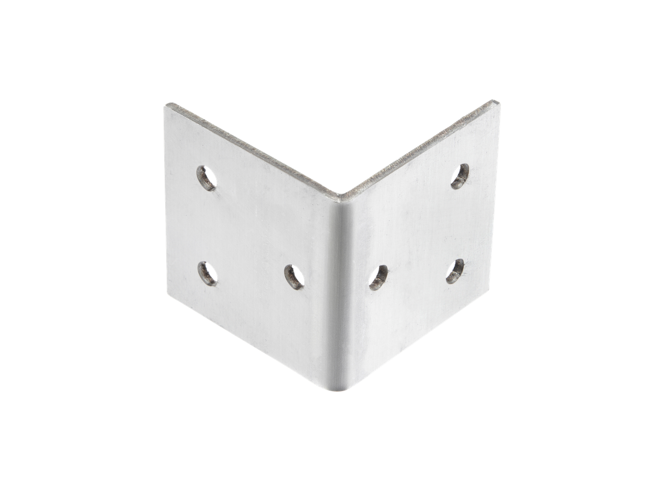 PARKSIDE® Okov: Srebrni metalni kutni nosač s osam rupa za vijke.