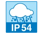 IP54: fröccsenésvédelem