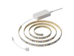 LED-strimler med strømforsyning.
