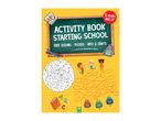 Activity book for starting school, 5 years and up, with puzzles and arts & crafts.