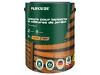 Pot de lasure Parkside pour boiseries et clôtures de jardin, teinte noyer.