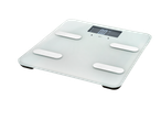 Ηλεκτρονική ζυγαριά Cien Beauty με λευκό γυαλί και ψηφιακή οθόνη.