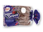 En pakke Løgismose Lingon Grova rugbrød.