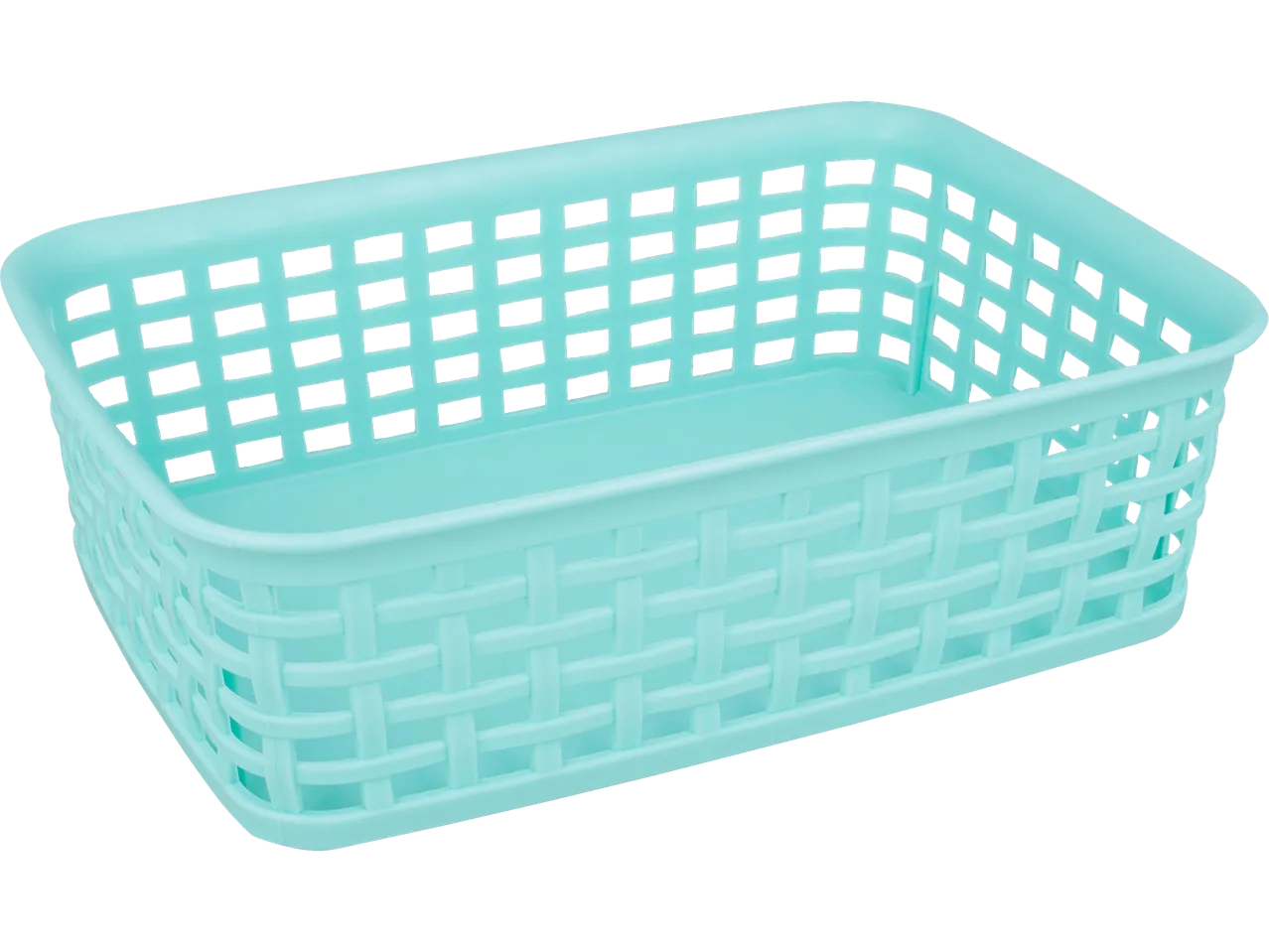 Cesto de vime azul claro Jes Collection® para uso doméstico