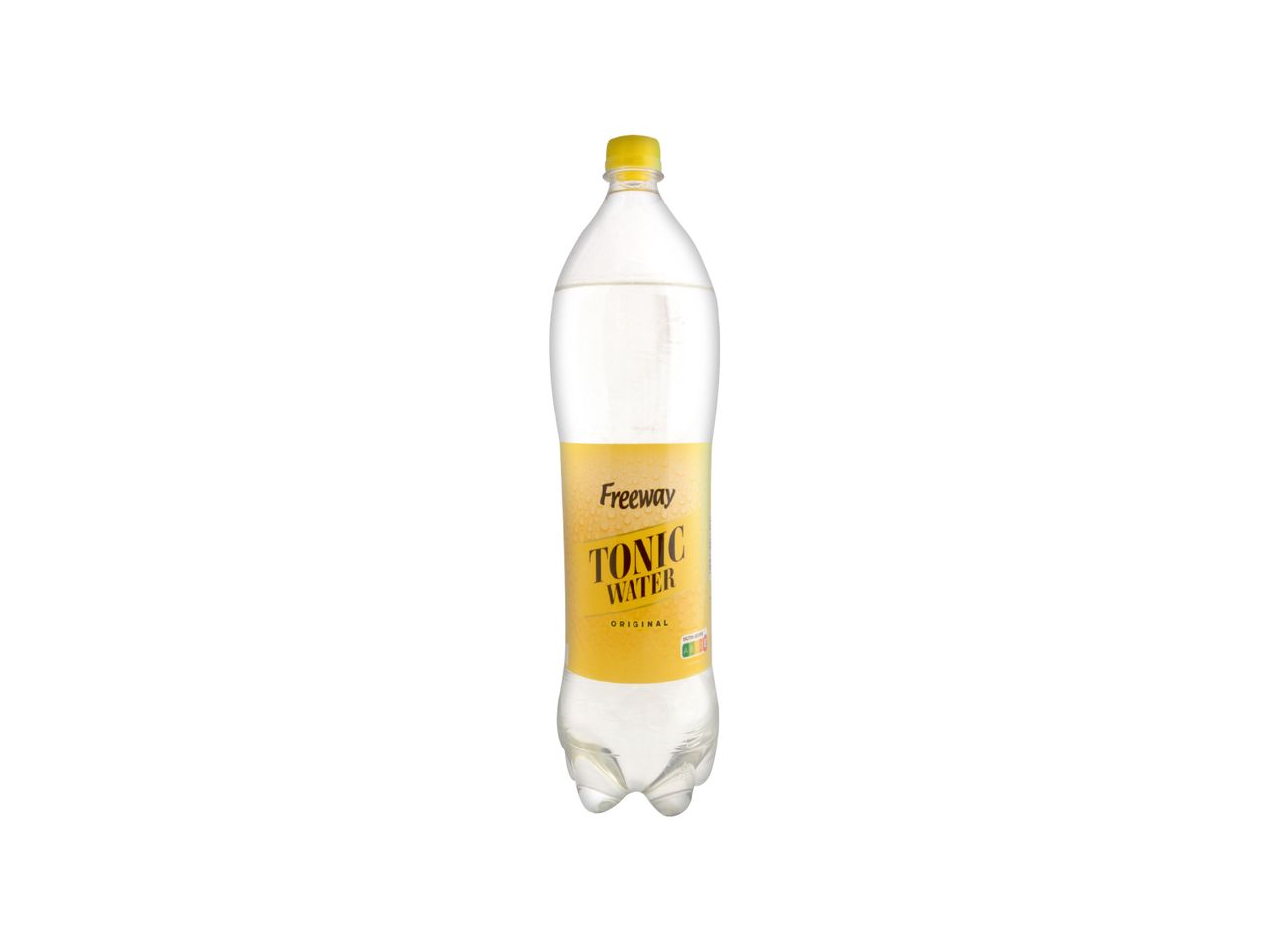 Flaša gaziranog soka od limuna.