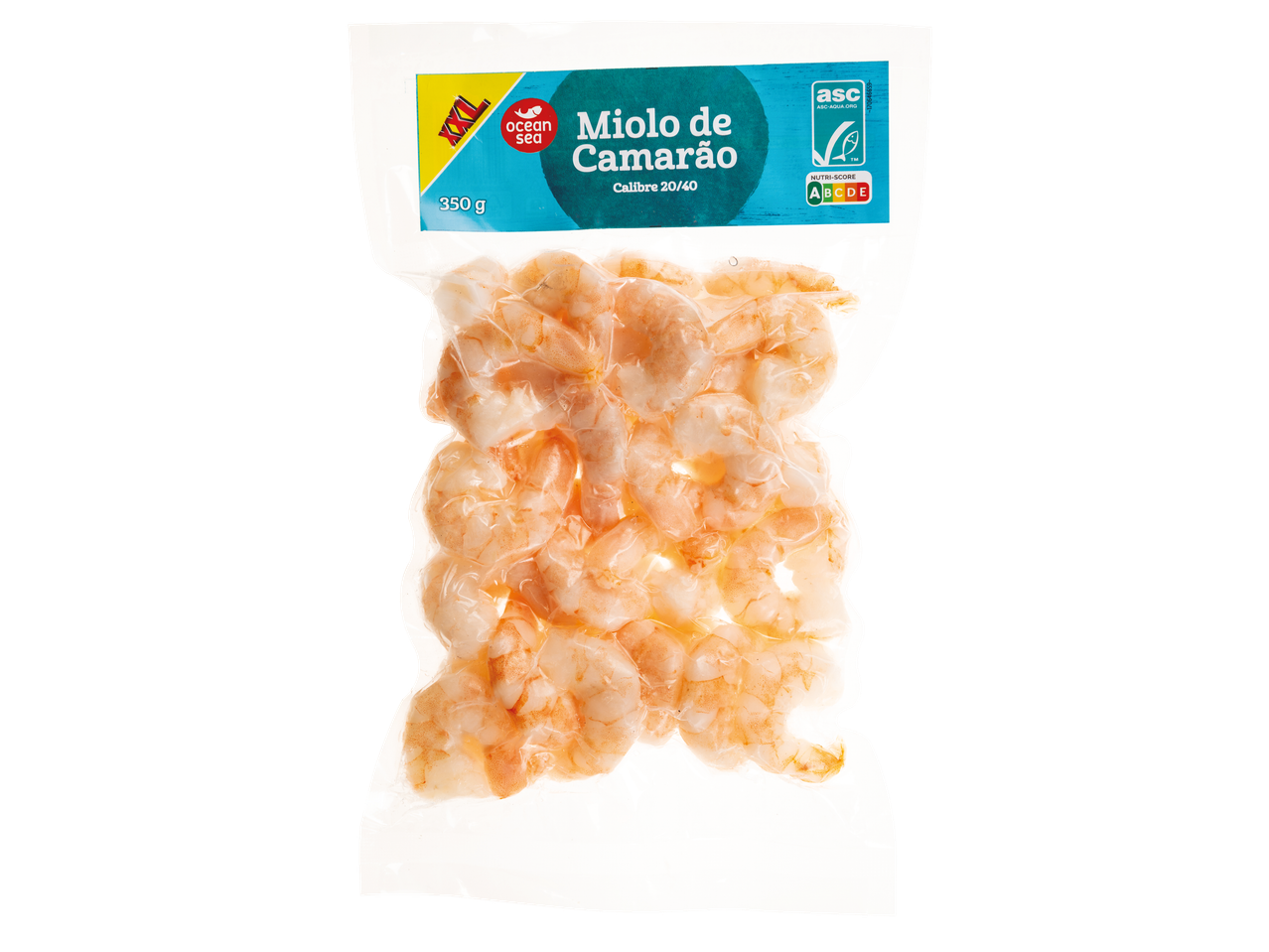 Pacote de camarão congelado Ocean Sea.