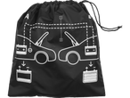Black Ultimate Speed bag with white jump starter cable instructions.