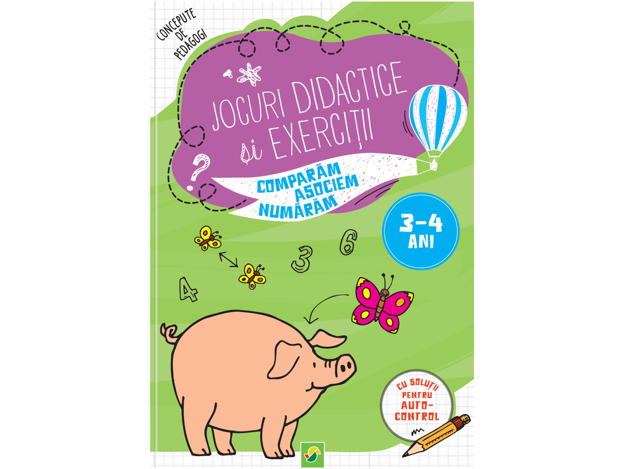 Jocuri și exerciții didactice pentru copii de 3-4 ani: comparare, asociere și numărare.