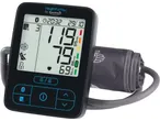 Sensiplast Upper Arm Blood Pressure Monitor displaying 119/79 mmHg and a pulse of 69 bpm.