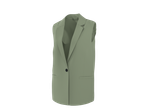 Blazer sem Mangas Esmara em verde claro com fecho de botão único