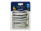 Anchoas ITALIAMO com alho em óleo de girassol, 100g.