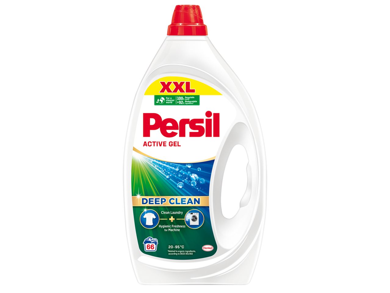 Течен перилен препарат за бяло пране Persil.
 