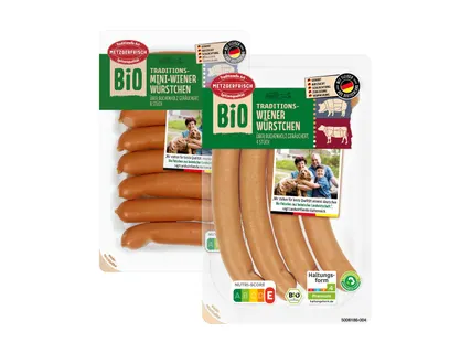 Metzgerfrisch Bio Traditions-Wiener Würstchen