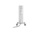 White TRONIC® oil radiator with wheels and control panel.