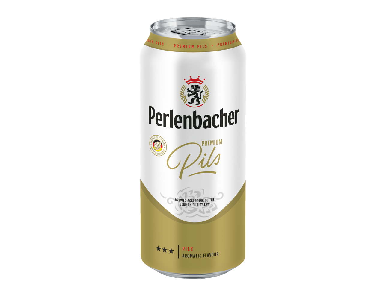 Konzerva Perlenbacher Premium Pils piva.