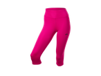 CRIVIT Ladies' Cropped Sports Leggings in bright pink with a small logo.