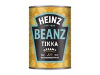 A can of creamy tikka baked beans with warming spices.
