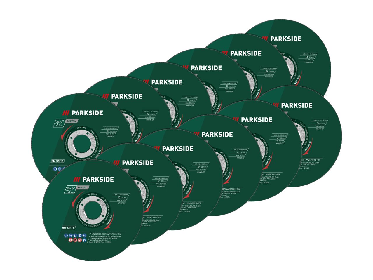 Cutting Disc Set - 12 Pack