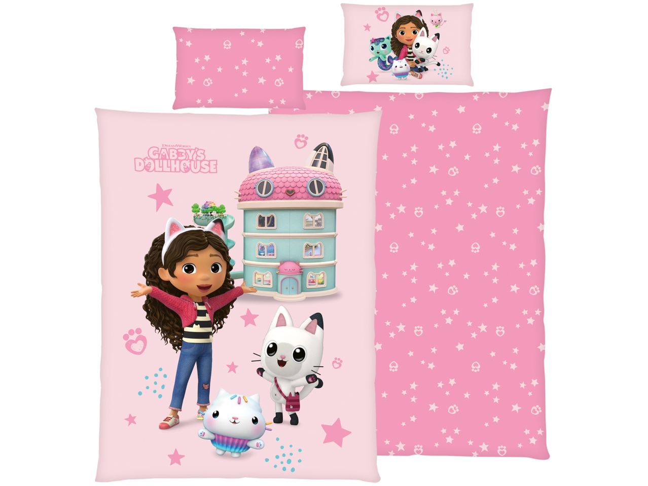Parure copripiumino per bambini “gabby´s dollhouse”