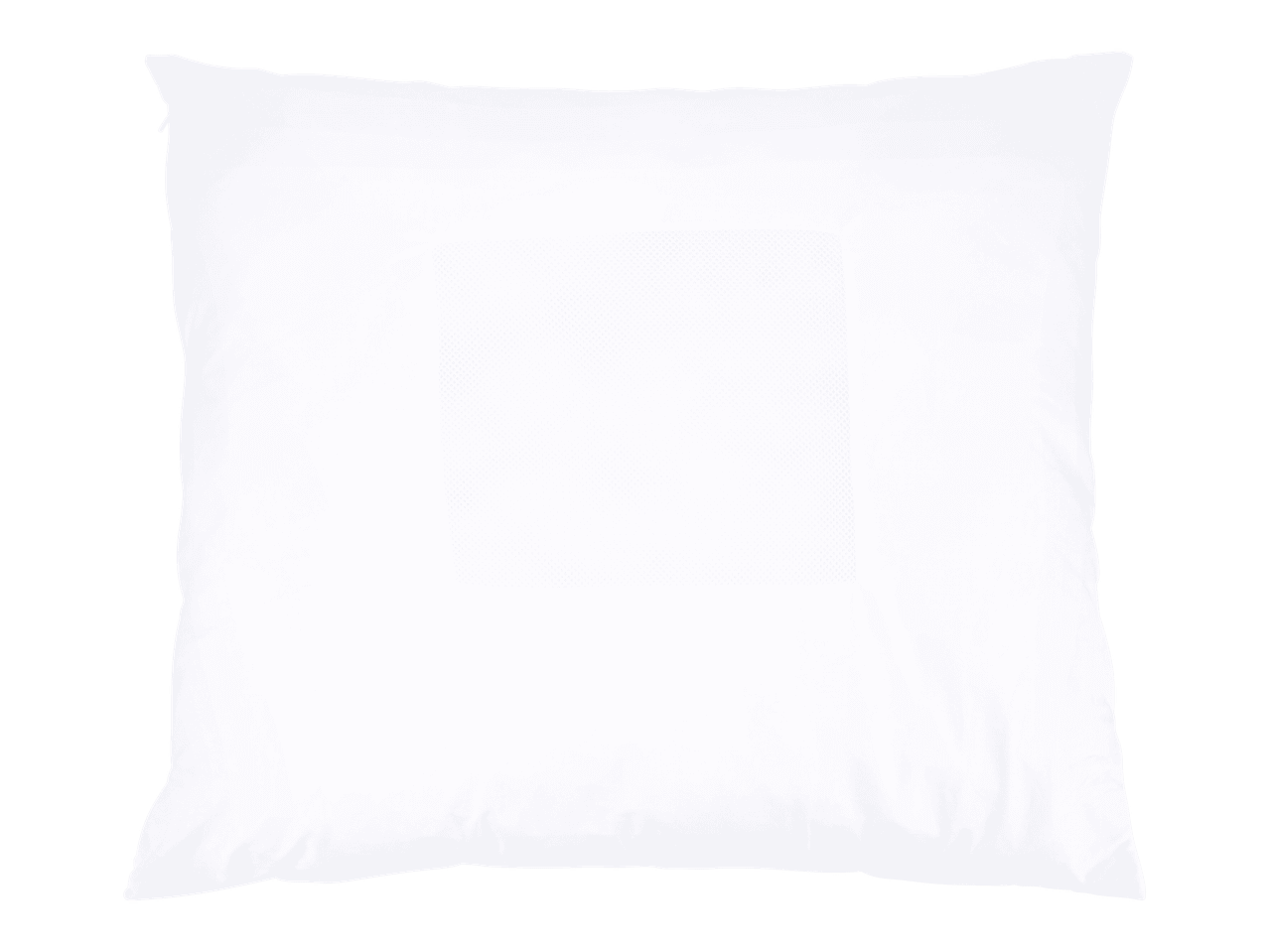 Valkoinen tyynynpäällinen.