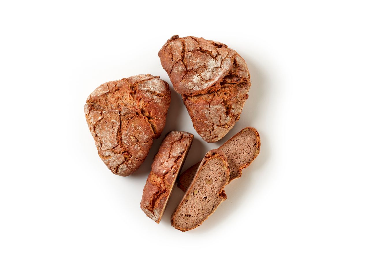 Buckwheat and walnut bread