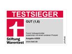 Stiftung Warentest: Formil Vollwaschmittel, gut (1,6).