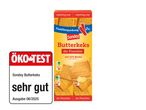 Sondey Butterkekse, 2x 200g Familienpackung, ausgezeichnet mit 'sehr gut' im ÖKO-TEST 06/2025.