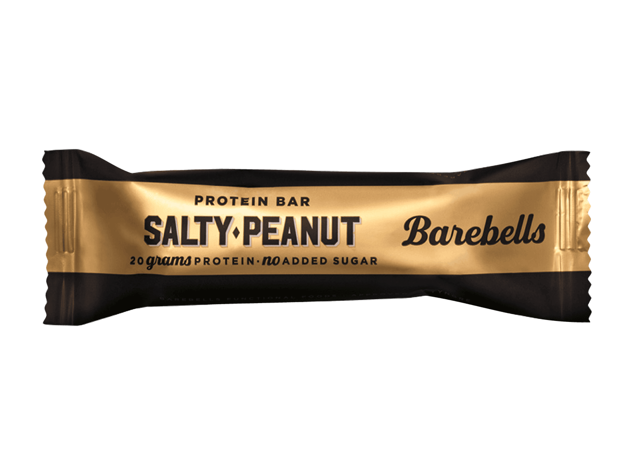 Barre protéinée Salty Peanut avec 20 grammes de protéines et sans sucre ajouté.