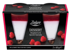 Десерт Deluxe с малини и подправени бисквити, 2x60g.