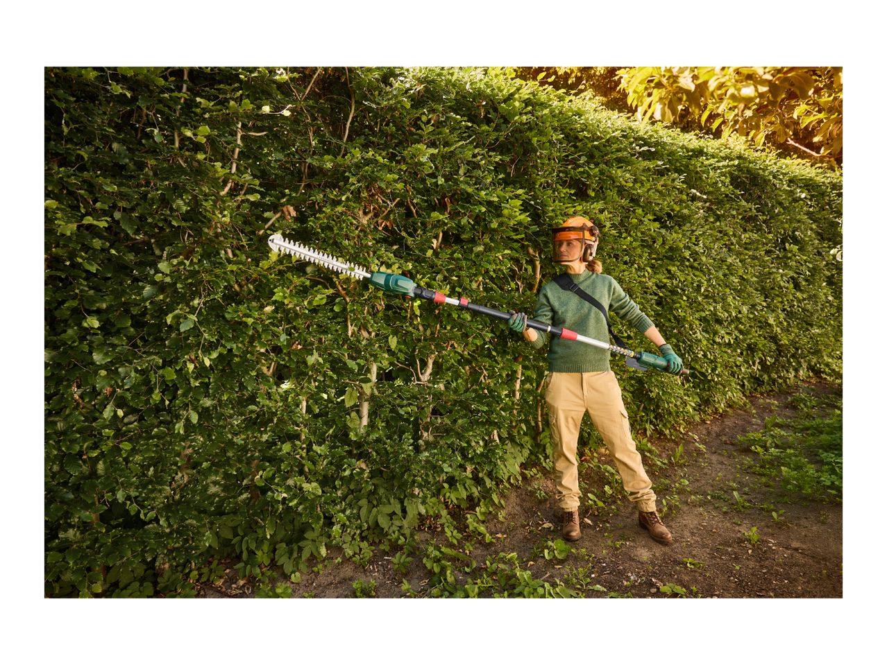 PARKSIDE 20V Cordless Extendable Hedge Trimmer - Bare Unit