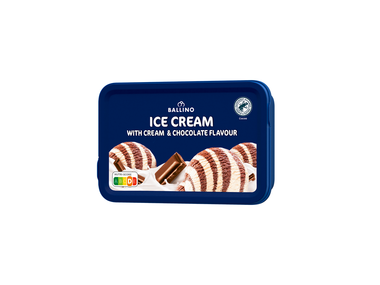 Ballino sladoled sa ukusom kreme i čokolade.