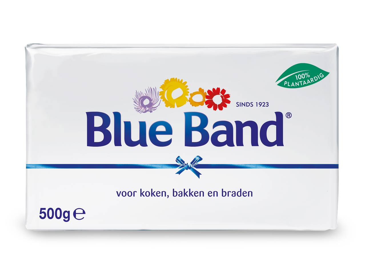500g Blue Band plantaardig boter voor koken en bakken.
