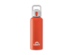 Eine orangefarbene Craft-Trinkflasche mit Tragegriff.