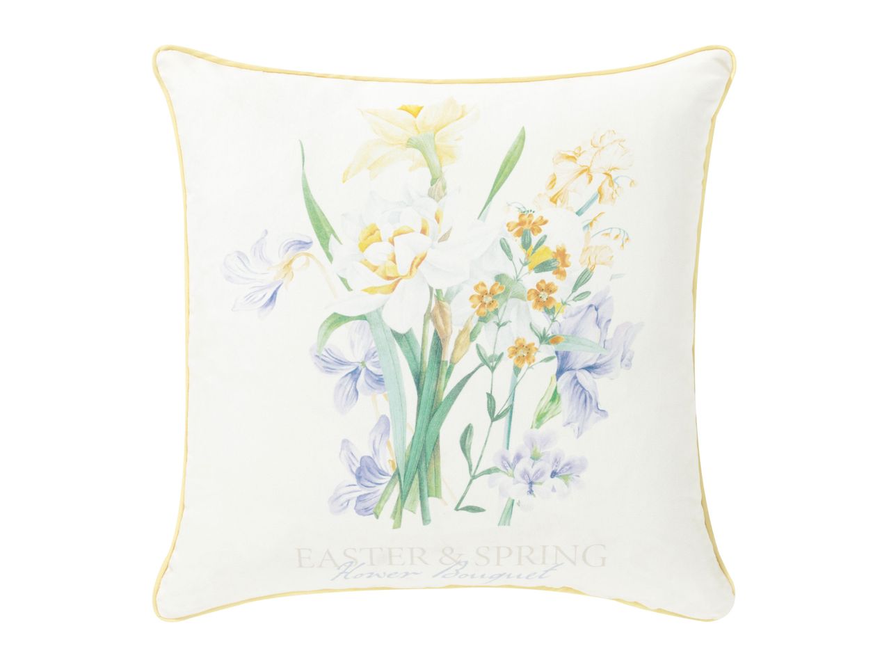 Go to full screen view: Livarno Home Cushion Cover - Yellow - Image 1