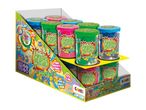 A display of Crazy Aaron's Thinking Putty in assorted colors.