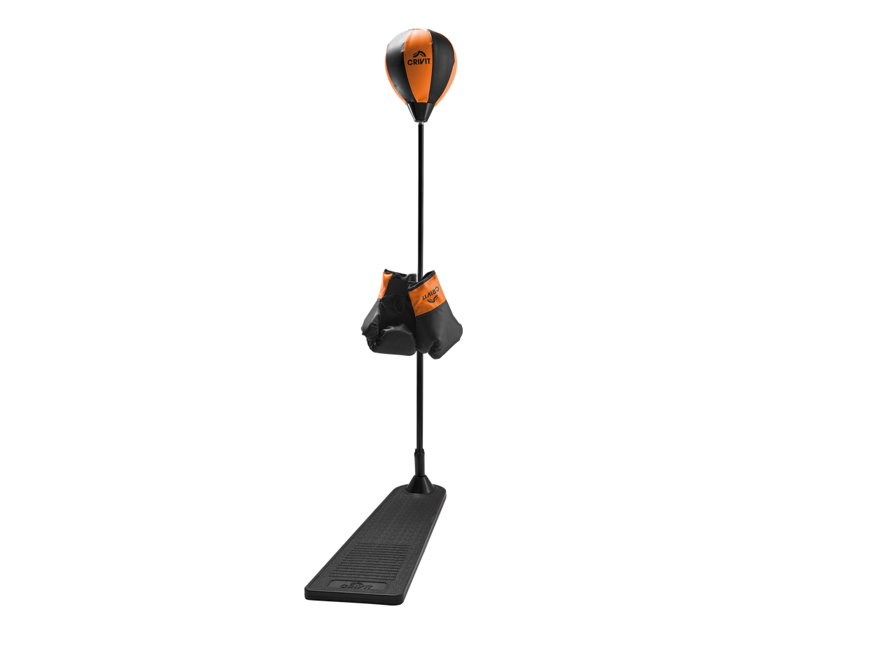 Crivit boksa maiss ar cimdiem, melns un oranžs