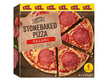 Szalámis pizza