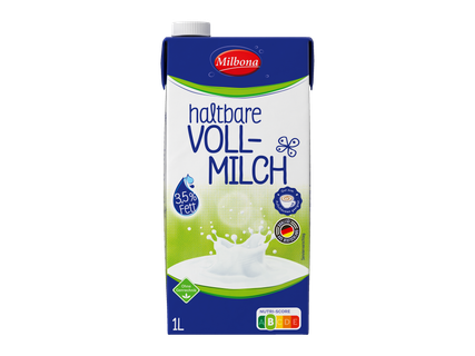 Milbona haltbare Vollmilch