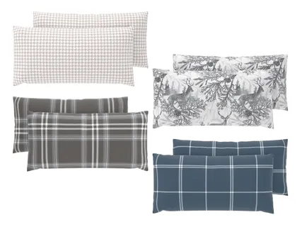 Livarno Feinbiber-Kissenbezüge