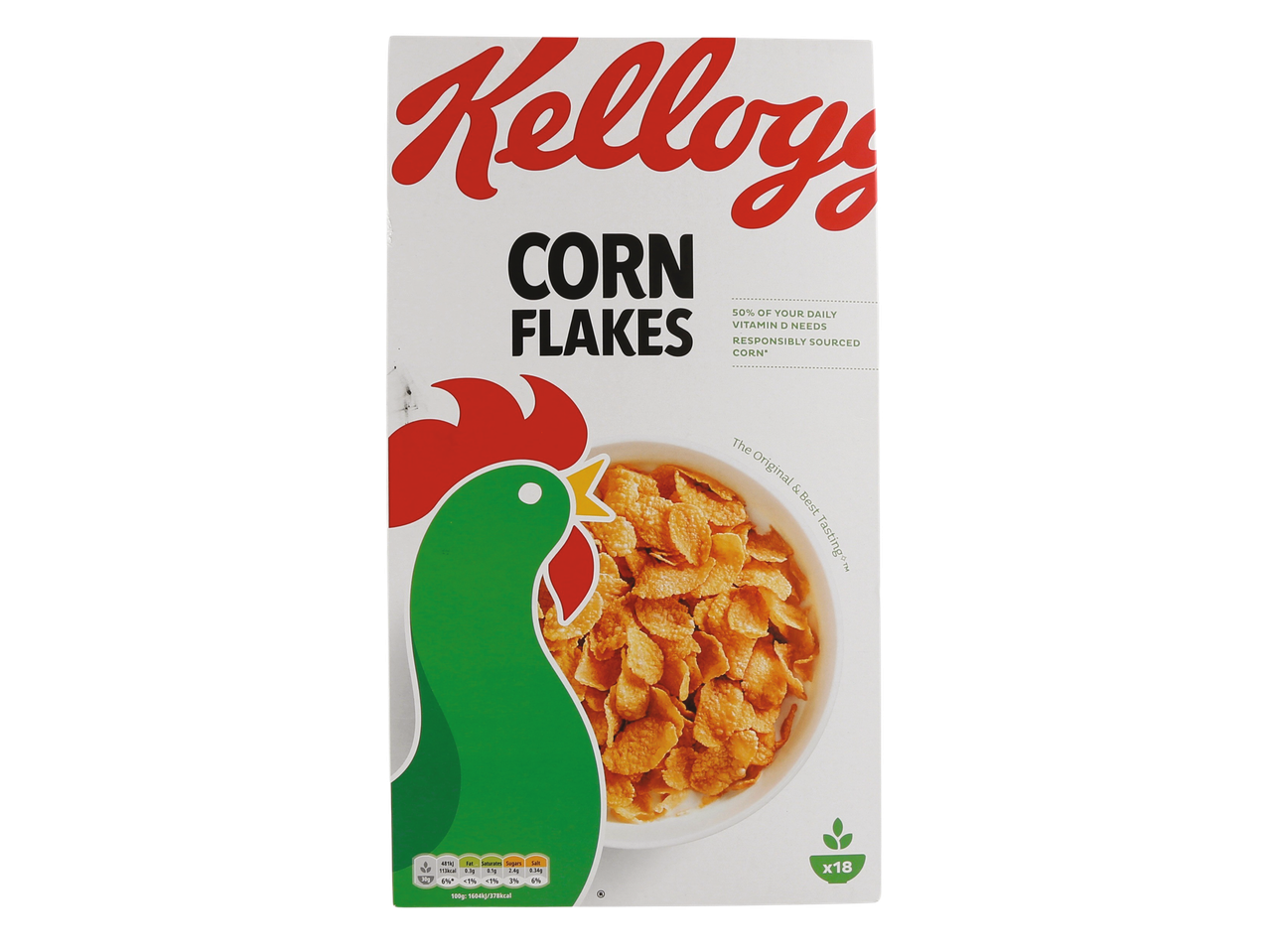 Kellogg's Corn Flakes cereal.