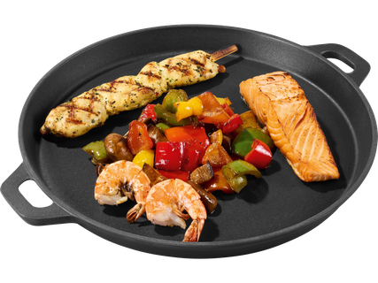 Öntöttvas grill-lap / grillserpenyő