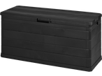 LIVARNO universāla melna uzglabāšanas lāde ar vāku un rokturiem