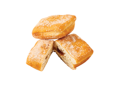 Spurga BANOFFEE su bananų ir karamelės įdaru