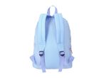 Light blue backpack with subtle print.
