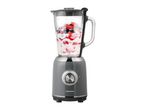A SilverCrest blender with berries and yogurt inside, set against a white background.