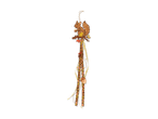 Herbstliche Eichhörnchen-Dekoration mit Blättern und Eicheln