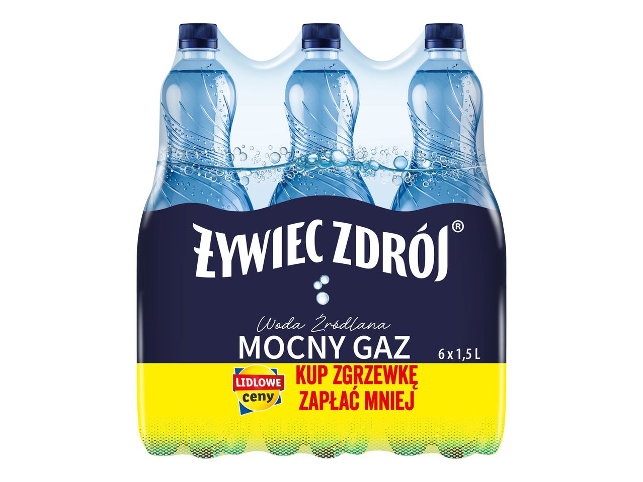 ŻYWIEC ZDRÓJ Woda źródlana gazowana*