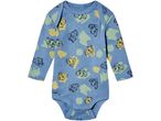 Blue baby bodysuit with The Lion King character print
